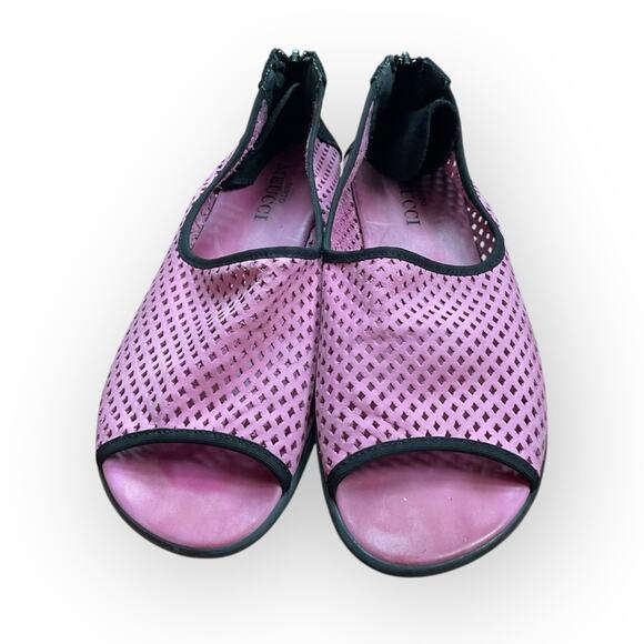 SESTO MEUCCI Cutout Open-Toe Flat pink - Picture 4 of 8